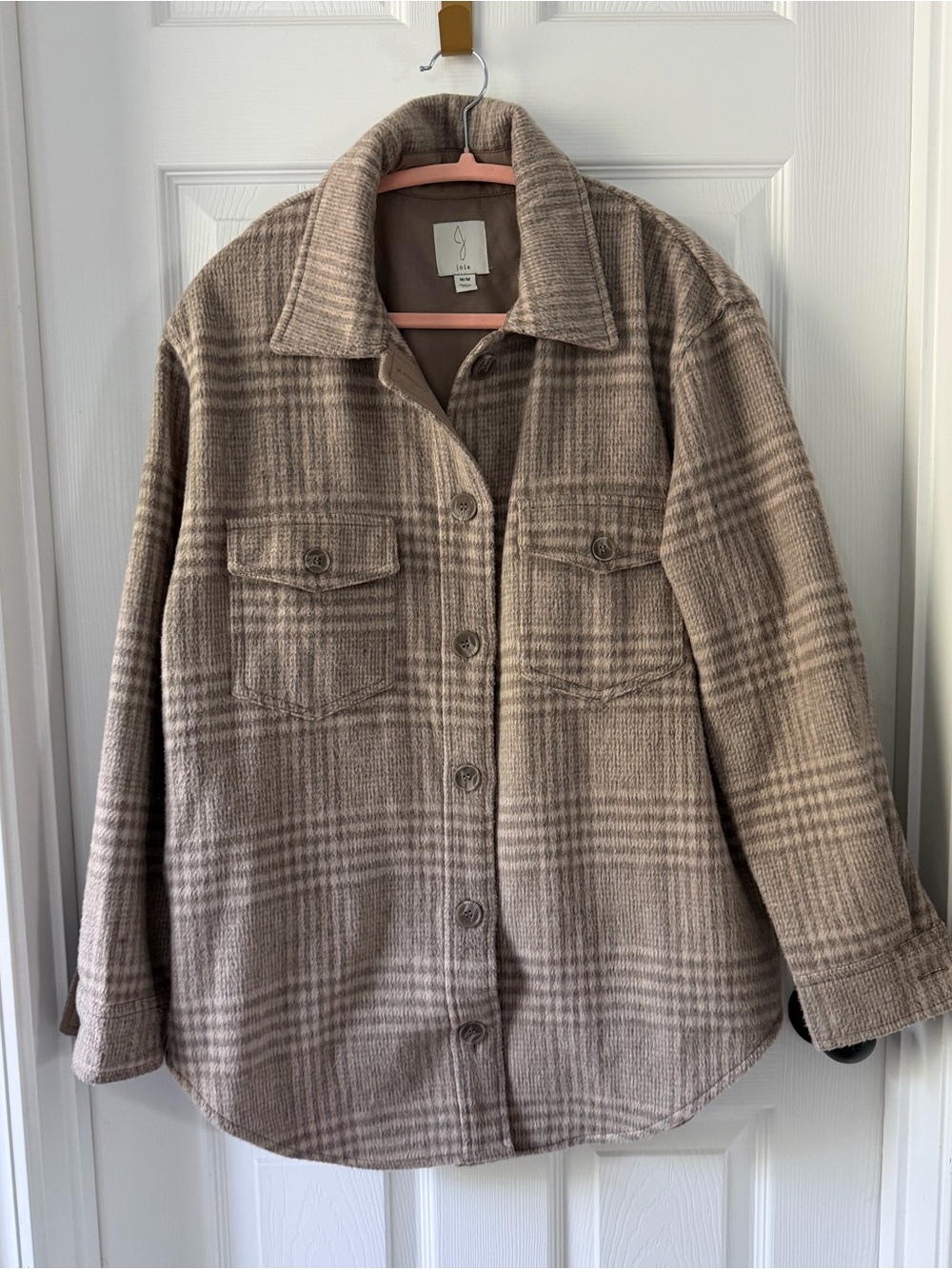 Joie Boyfriend Plaid Shacket | Shirt Jacket sz M